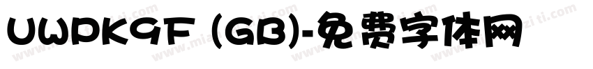 UWPK9F (GB)字体转换